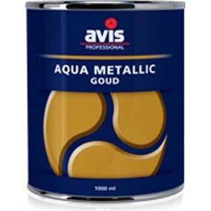 Avis Aqua Metalliclak - Goud - 125 ml