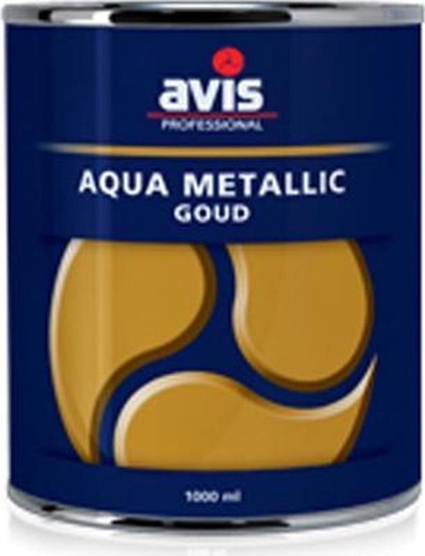 Avis - Colorex - Waterverdunbare Zijdeglans Metaaleffect Lak - Acrylaatbasis - Voor Binnen en Buiten