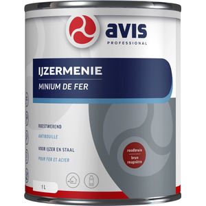 Avis - IJzermenie - Roestwerende Primer - Roodbruin - 500 ML