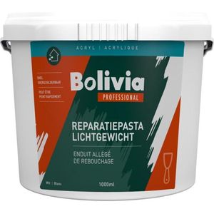 Bolivia - Reparatiepasta Lichtgewicht - Houtreparatie Vulmiddelen - Waterbasis - 1 Liter