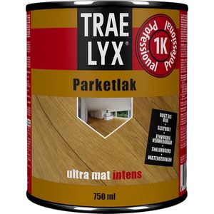 Trae Lyx Parketlak Ultra-Mat Intens - 2,5 liter | 8712576306999 | Lakverf Binnen