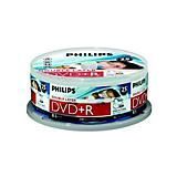 Philips DR8I8B25F - 25 x DVD+R DL - 8.5 GB (240 Min.) 8x - mit Tintenstrahldrucker bedruckbare Oberfläche - Spindel
