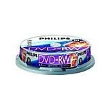 Philips DVD-RW - 4.7GB - 4x - 10 Stuks - Spindel