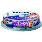 Philips DVD-RW - 4.7GB - 4x - 10 Stuks - Spindel