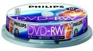 Philips DVD-RW - 4.7GB - 4x - 10 Stuks - Spindel