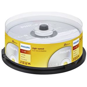 CD-R Philips 80Min 700MB 52x SP (25)