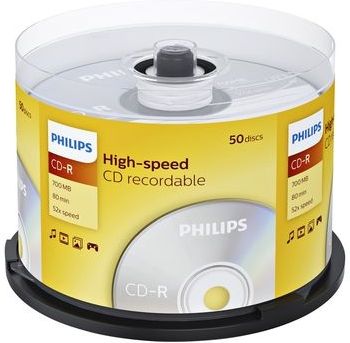 Philips - CD-R 80Min 700MB 52x - Spindel 50 Stuks