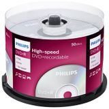 Philips - DVD R - 4.7GB - 16x - 50 Stuks - Spindel
