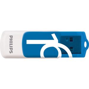 Philips FM16FD05B/00 USB flash drive 16 GB USB Type-A 2.0 Blauw, Wit