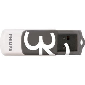 Philips FM32FD05B - USB 2.0 32GB - Vivid - Grijs
