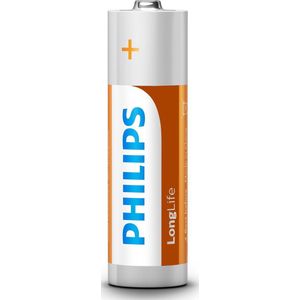 Philips - AA Batterijen - 4 Stuks - R6L4B - Duurzaam en Betrouwbaar