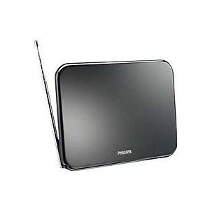 Antenne - Plat - Wit - Met Filter en Amplificateur