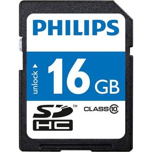Philips SD Kaart 16GB - Class 10 - Ultra Speed
