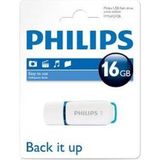 Philips FM16FD70B/10 USB flash drive 16 GB USB Type-A 2.0 Blauw, Grijs