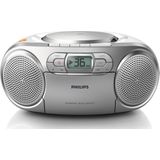 Philips AZ127/12 CD/cassettespeler, analoog, FM/MW, 2W RMS