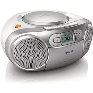 Philips AZ127/12 CD/cassettespeler, analoog, FM/MW, 2W RMS
