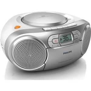 Philips - AZ127/12 - CD-soundmachine - Zwart - Plastic - Met FM-tuner