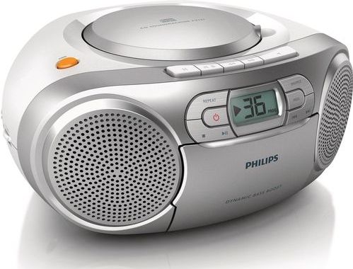 Philips - AZ127/12 - CD-soundmachine - Zwart - Plastic - Met FM-tuner
