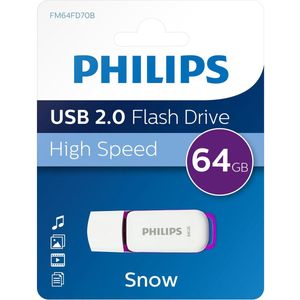 Philips USB Flash Drive FM64FD70B 64GB - USB-Stick / Wit