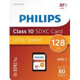 SDXC kaart | Philips (Class 10, 128 GB)