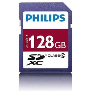 SDXC kaart | Philips (Class 10, 128 GB)