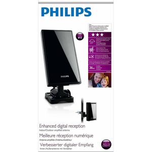 Philips - Sdv5228/12 - Binnenantenne - Zwart - 36 dB Versterking