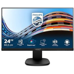 Philips 243S7EHMB - Full HD IPS Monitor - Verstelbaar - HDMI-VGA - 24 Inch