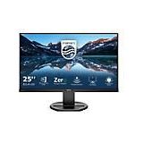 Philips 252B9 - 25 Zoll WUXGA Monitor, höhenverstellbar (1900x1200, 60 Hz, VGA, DVI, HDMI, DisplayPort, USB Hub) schwarz