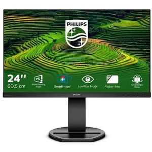 Philips 241B8QJEB - Full HD IPS Monitor - USB-hub - DisplayPort, DVI-D, HDMI, VGA - Verstelbaar - 24 inch