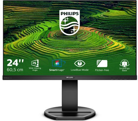 Philips 241B8QJEB - Full HD IPS Monitor - USB-hub - DisplayPort, DVI-D, HDMI, VGA - Verstelbaar - 24 inch