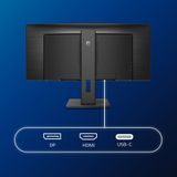 Philips 346B1C/00 - QHD Ultrawide Monitor - USB-C 90W - KVM-Switch - RJ45 - Powersensor - Lichtsensor - 34 Inch - 100hz