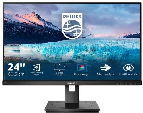 Philips 242S1AE - Full HD Monitor - HDMI-DP-DVI - 24 inch