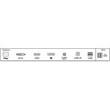 Philips QHD 275B1-27"" monitor in hoogte verstelbaar (2560x1400, 75Hz, DVI, HDMI, DisplayPort, USB-hub, zwart)