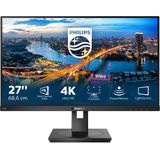 Philips 278B1 (3840 x 2160 Pixels, 27""), Monitor, Zwart