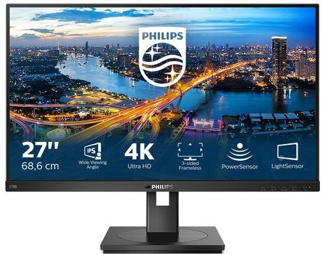 Philips - B Line 278B1/00 - LED Display - Zwart - 27 Inch - 4K Ultra HD