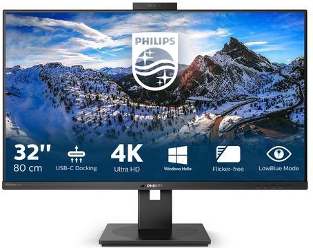 Philips P Line 329P1H/00 LED display 80 cm (31.5") 3840 x 2160 Pixels 4K Ultra HD Zwart