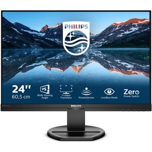 Philips B-lijn 240B9 (1920 x 1200 pixels, 24.10"), Monitor, Zwart