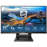 Philips B Line 222B1TC/00 computer monitor 54,6 cm (21.5") 1920 x 1080 Pixels Full HD LED Touchscreen Zwart