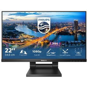 Philips B Line 222B1TC/00 computer monitor 54,6 cm (21.5") 1920 x 1080 Pixels Full HD LED Touchscreen Zwart