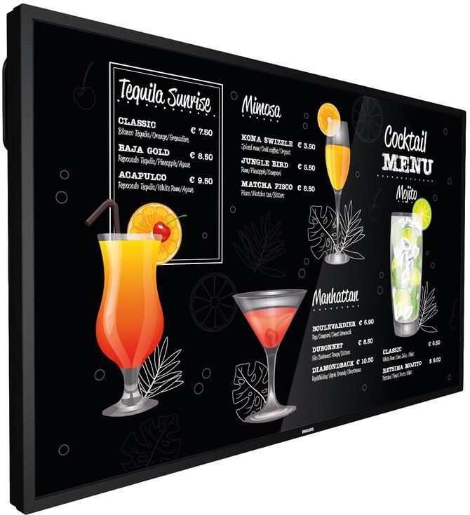 Philips 50BDL3117P/00 computer monitor 127 cm (50") 3840 x 2160 Pixels 4K Ultra HD LCD Zwart