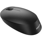 Philips Draadloze muis SPK7407B – 2,4 GHz + Bluetooth 3.0/5.0, 4 toetsen, 1600 PPP optische sensor, ergonomie voor linkshandigen en rechtshandigen