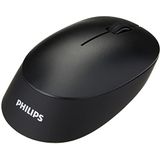 Philips Draadloze muis SPK7407B – 2,4 GHz + Bluetooth 3.0/5.0, 4 toetsen, 1600 PPP optische sensor, ergonomie voor linkshandigen en rechtshandigen