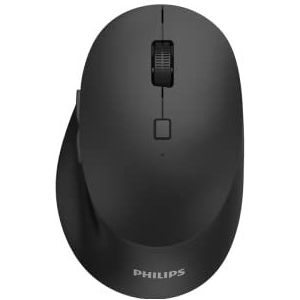 Philips SPK7507 draadloze muis instelbaar tot 3200 DPI 2,4 GHz, stille klikervaring met 6 toetsen zwart