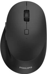 Philips Draadloze muis SPK7507B - Draadloze verbinding met 2,4 GHz, 6 toetsen, instelbare optische sensor (800-3200 dpi)