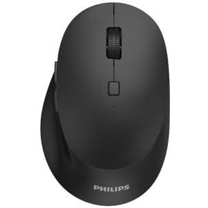 Philips - Spk7607b/00 - Draadloze Muis - Zwart - Ergonomisch Ontwerp