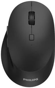 Philips - Spk7607b/00 - Draadloze Muis - Zwart - Ergonomisch Ontwerp