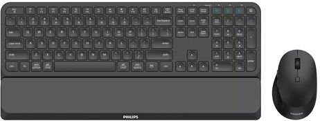 Philips 6000 series SPT6607B/00 toetsenbord Inclusief muis RF-draadloos + Bluetooth Amerikaans Engels Zwart