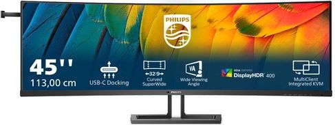 Philips 6000 series 45B1U6900C/00 LED display 113 cm (44.5") 5120 x 1440 Pixels UltraWide Dual Quad HD Zwart