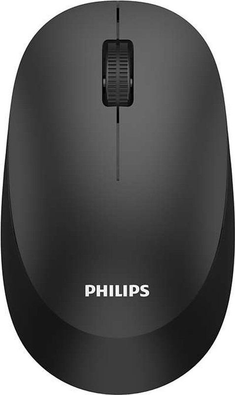 Philips SPK7307BL Draadloze Muis - Zwart - Ergonomisch Ontwerp - 2.4Ghz - 1600dpi