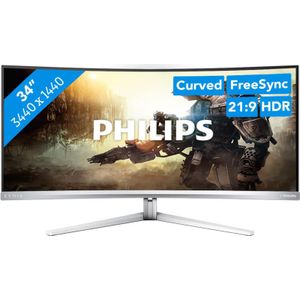 Philips Evnia 34M2C8600 34  Wide Quad HD 175Hz Curved OLED Monitor